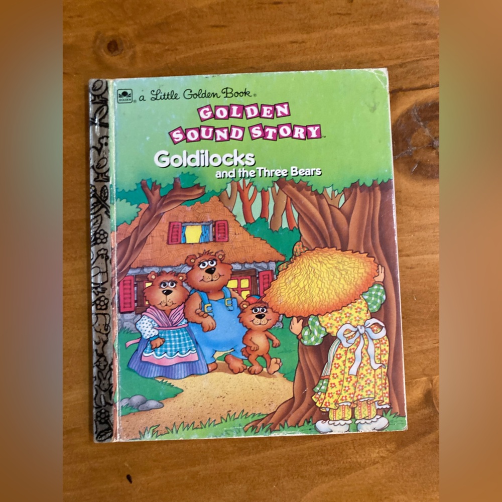 Golden Sound Story Goldilocks & the three bears little golden book